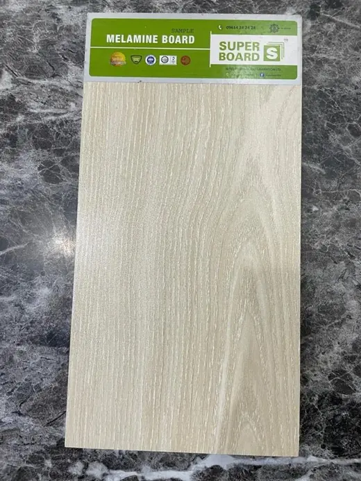 A sample of Melamine board board